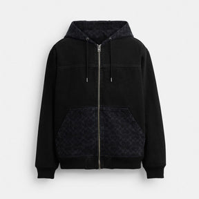 Signature Denim Zip Jacket