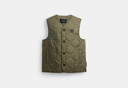 Quilted Vest In Recycled Polyester