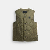 Quilted Vest In Recycled Polyester