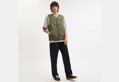 Quilted Vest In Recycled Polyester