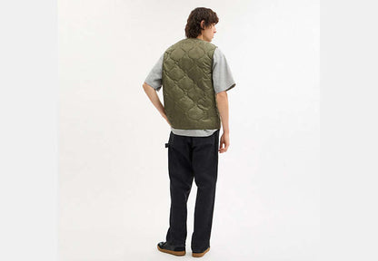 Quilted Vest In Recycled Polyester