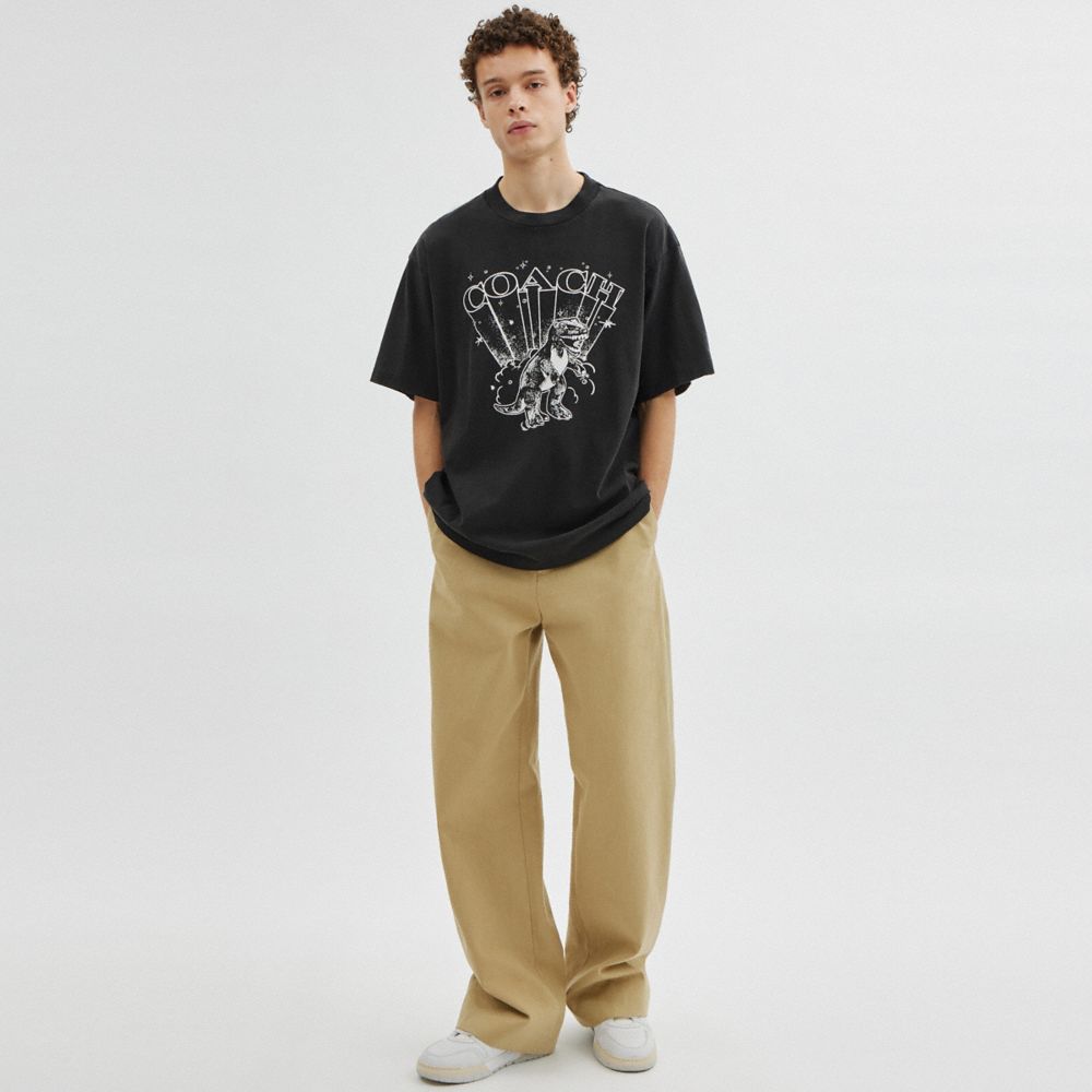 T Rex Relaxed T Shirt In Organic Cotton