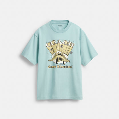 Stegosaurus Relaxed T-Shirt In Organic Cotton