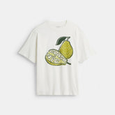 Pear Relaxed T Shirt In Organic Cotton