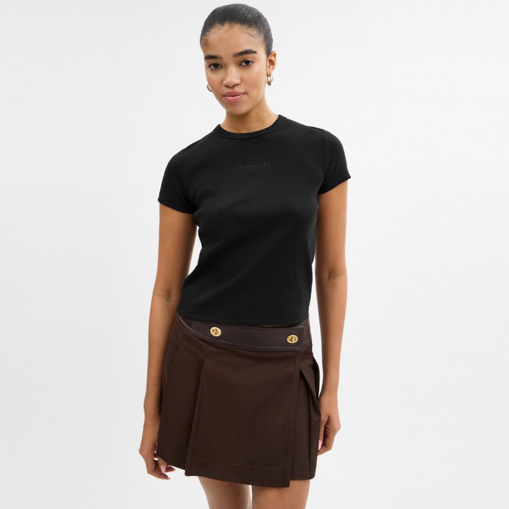New York Ribbed T Shirt