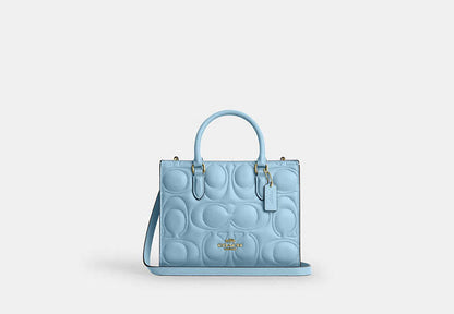 Maggie Small Tote Bag In Signature Leather