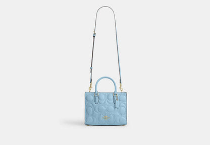 Maggie Small Tote Bag In Signature Leather