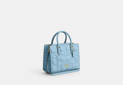 Maggie Small Tote Bag In Signature Leather