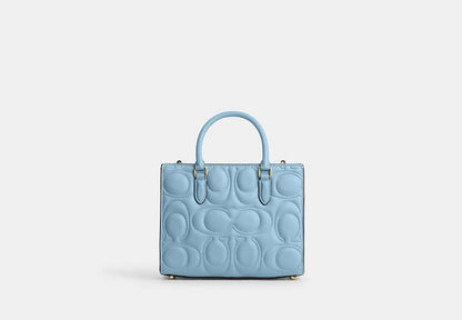 Maggie Small Tote Bag In Signature Leather