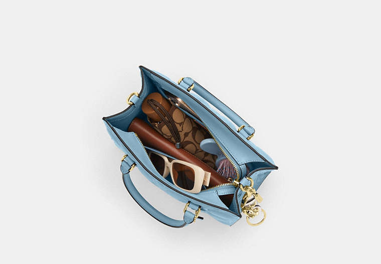 Maggie Small Tote Bag In Signature Leather