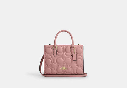 Maggie Small Tote Bag In Signature Leather