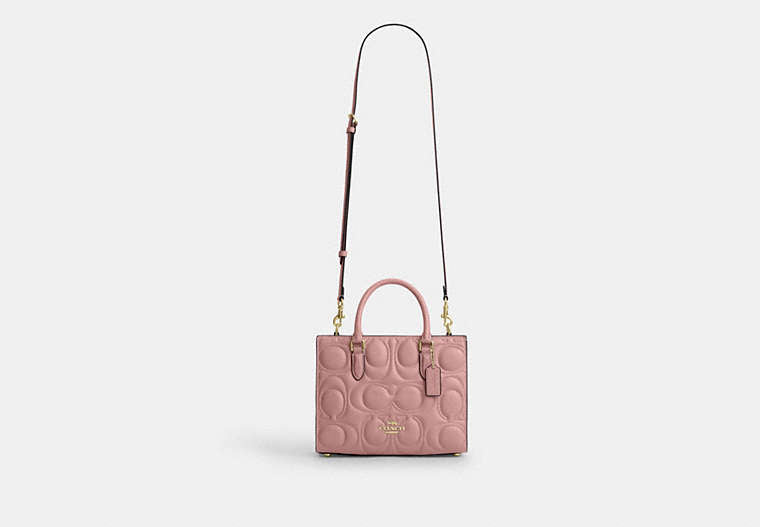 Maggie Small Tote Bag In Signature Leather