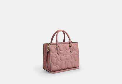 Maggie Small Tote Bag In Signature Leather