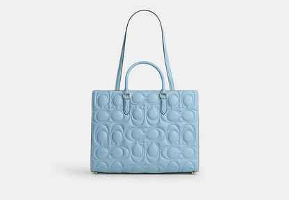 Maggie Tote Bag In Signature Leather