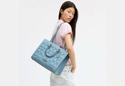 Maggie Tote Bag In Signature Leather