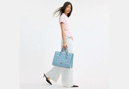 Maggie Tote Bag In Signature Leather