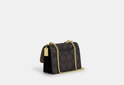 Klare Crossbody Bag In Blocked Signature Canvas