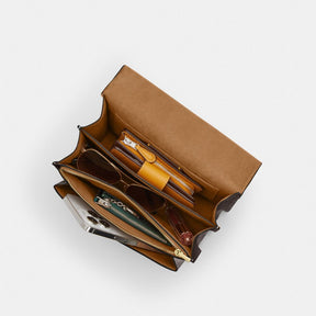Klare Crossbody Bag In Blocked Signature Canvas