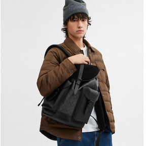 Warner Backpack In Signature Canvas