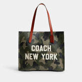 Relay Tote Bag With Camo Print And Coach Graphic