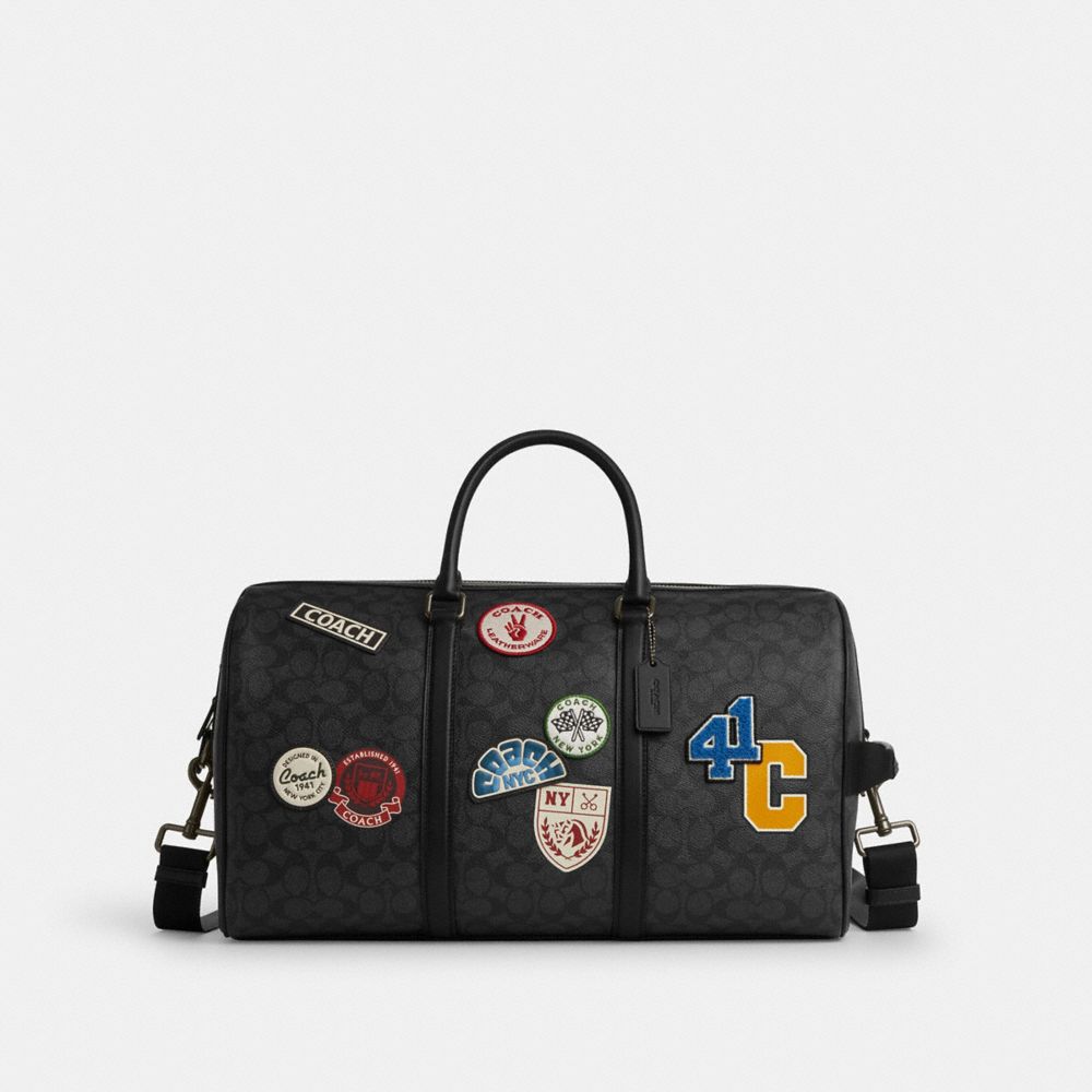 Venturer Bag In Signature Canvas With Patches