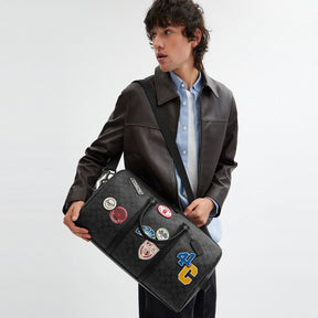 Venturer Bag In Signature Canvas With Patches