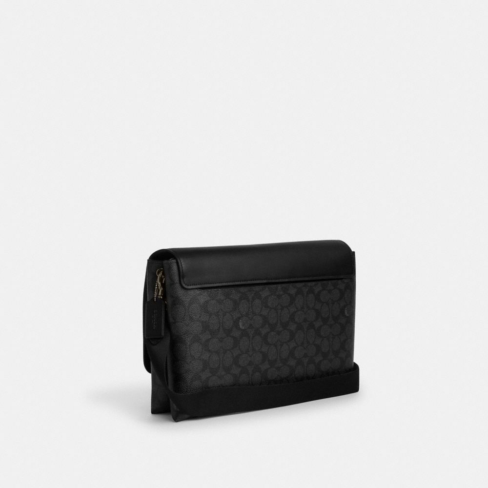 Caleb Messenger Bag In Signature Canvas