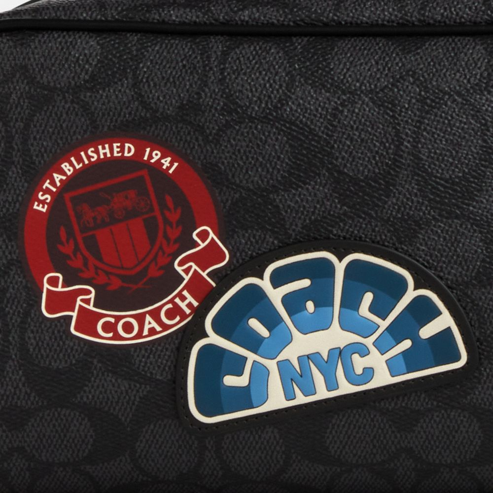Large Travel Kit In Signature Canvas With Patches
