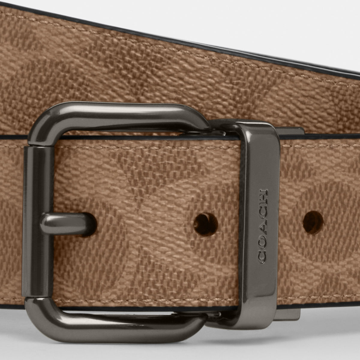 Roller Buckle Cut-To-Size Reversible Belt, 38 Mm