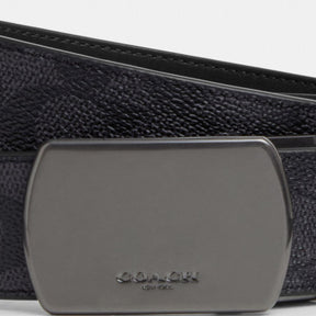 Plaque Buckle Cut To Size Reversible Belt, 38 Mm