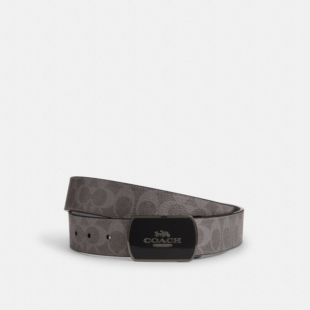 Plaque Buckle Cut To Size Reversible Belt, 38 Mm