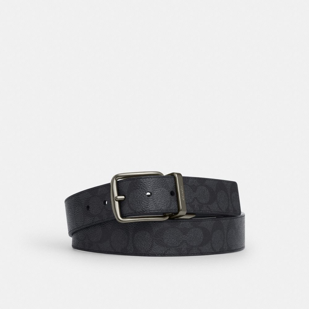 Harness Buckle Cut To Size Reversible Belt, 38 Mm