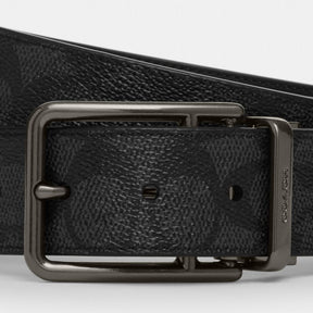 Double Bar Buckle Cut To Size Reversible Belt, 38 Mm