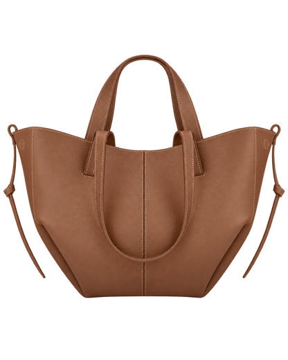 [AI-GENERATED:BACK] Cyme Edition Textured Camel — Rear View