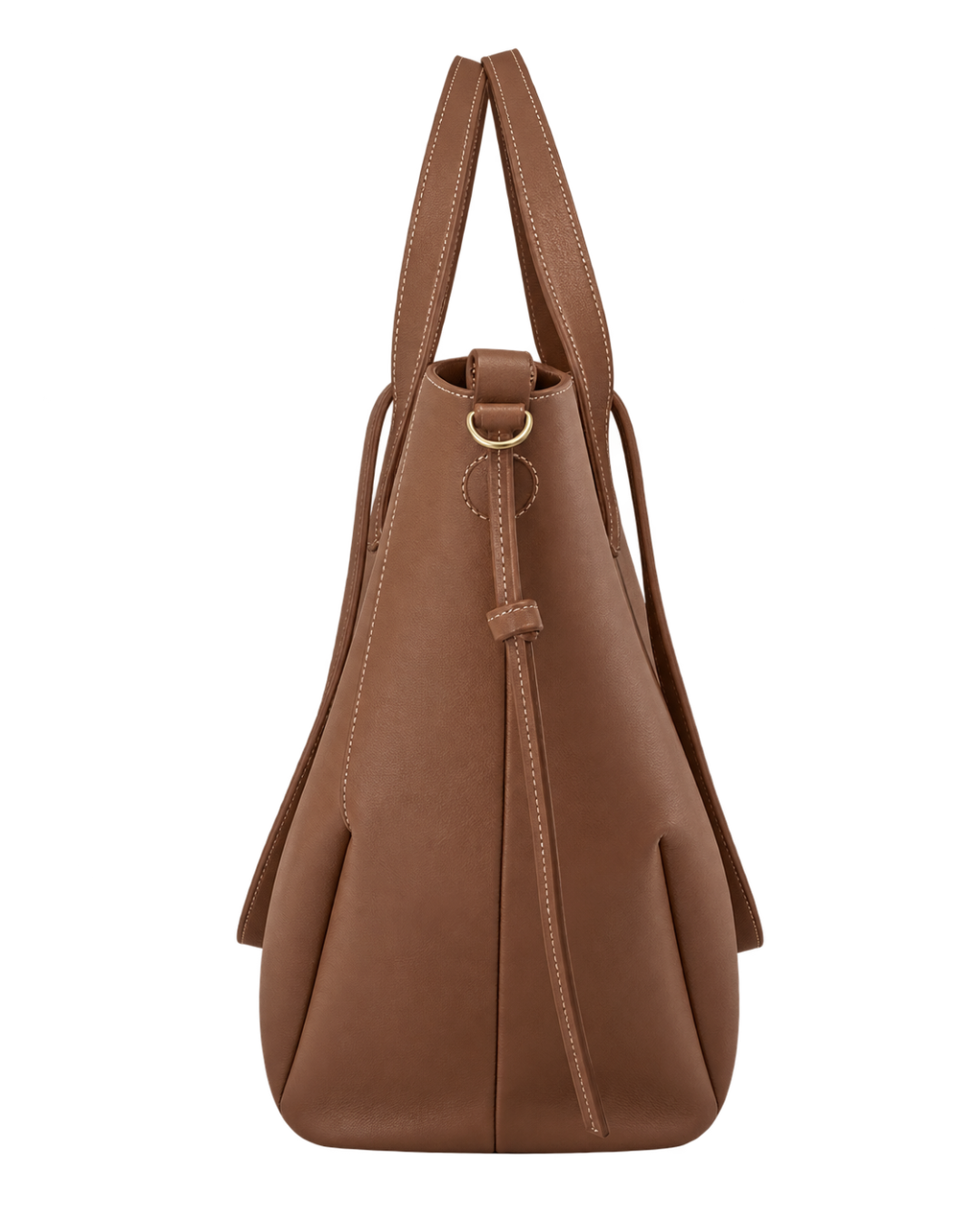 [AI-GENERATED:SIDE] Cyme Edition Textured Camel — Side Profile