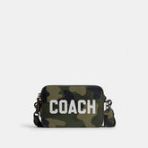 Charter Crossbody Bag 19 With Camo Print And Coach Graphic