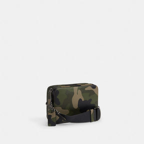Charter Crossbody Bag 19 With Camo Print And Coach Graphic