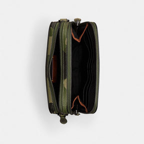 Charter Crossbody Bag 19 With Camo Print And Coach Graphic