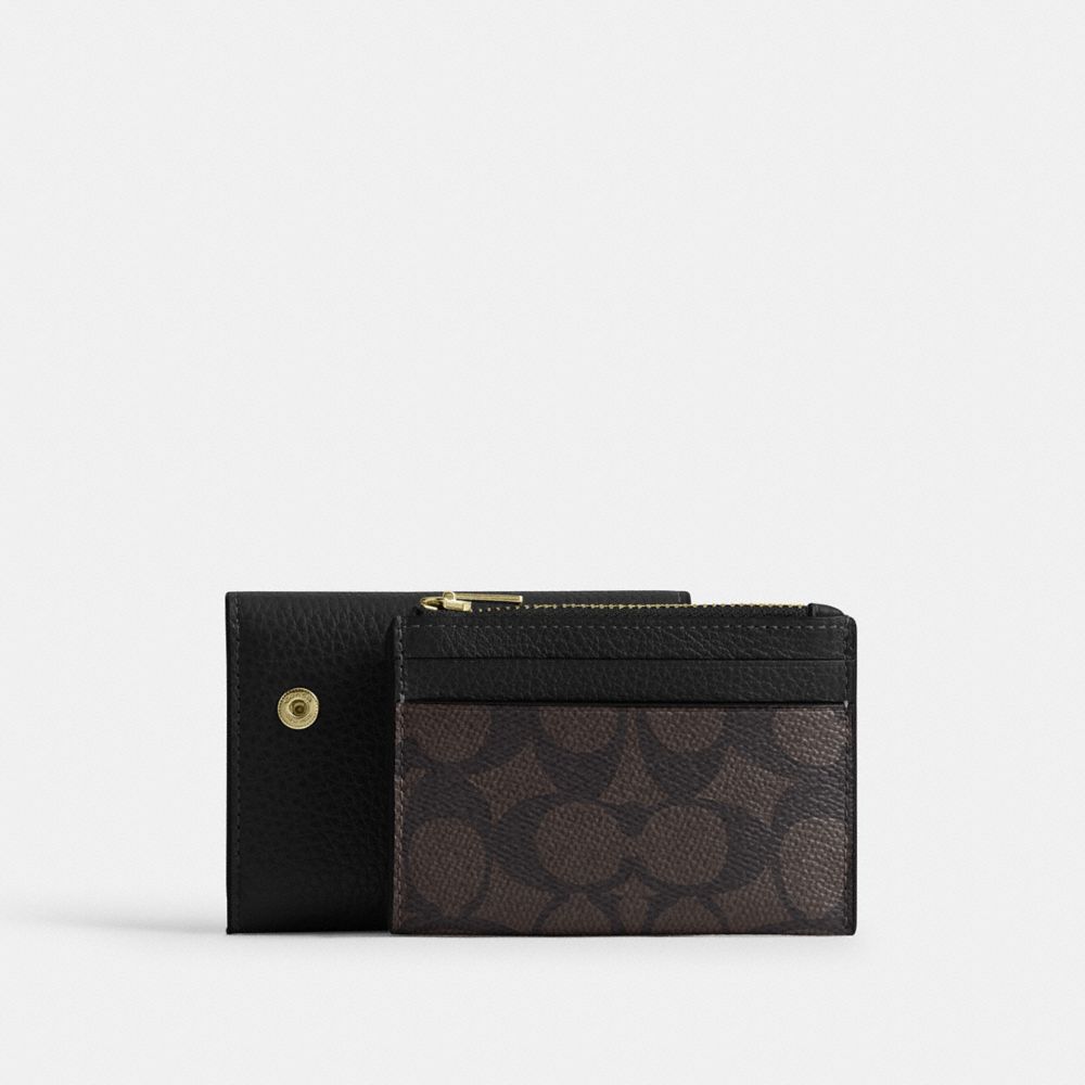 Card Holder Wallet In Signature Canvas