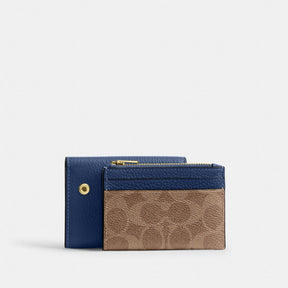 Card Holder Wallet In Signature Canvas