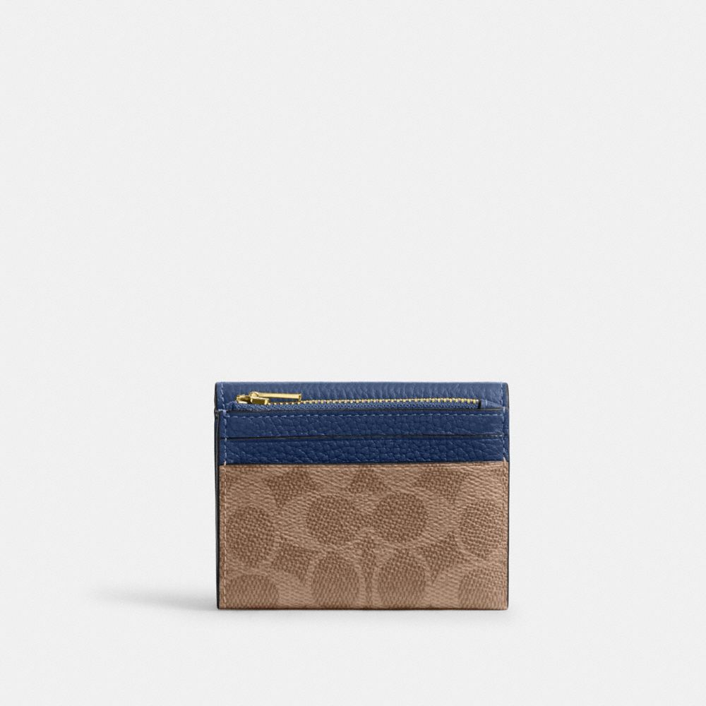 Card Holder Wallet In Signature Canvas