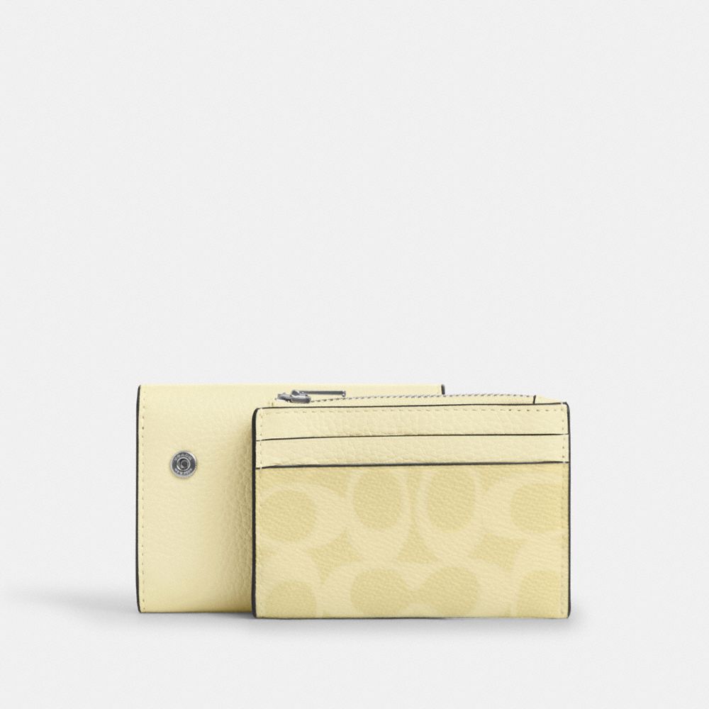 Card Holder Wallet In Signature Canvas
