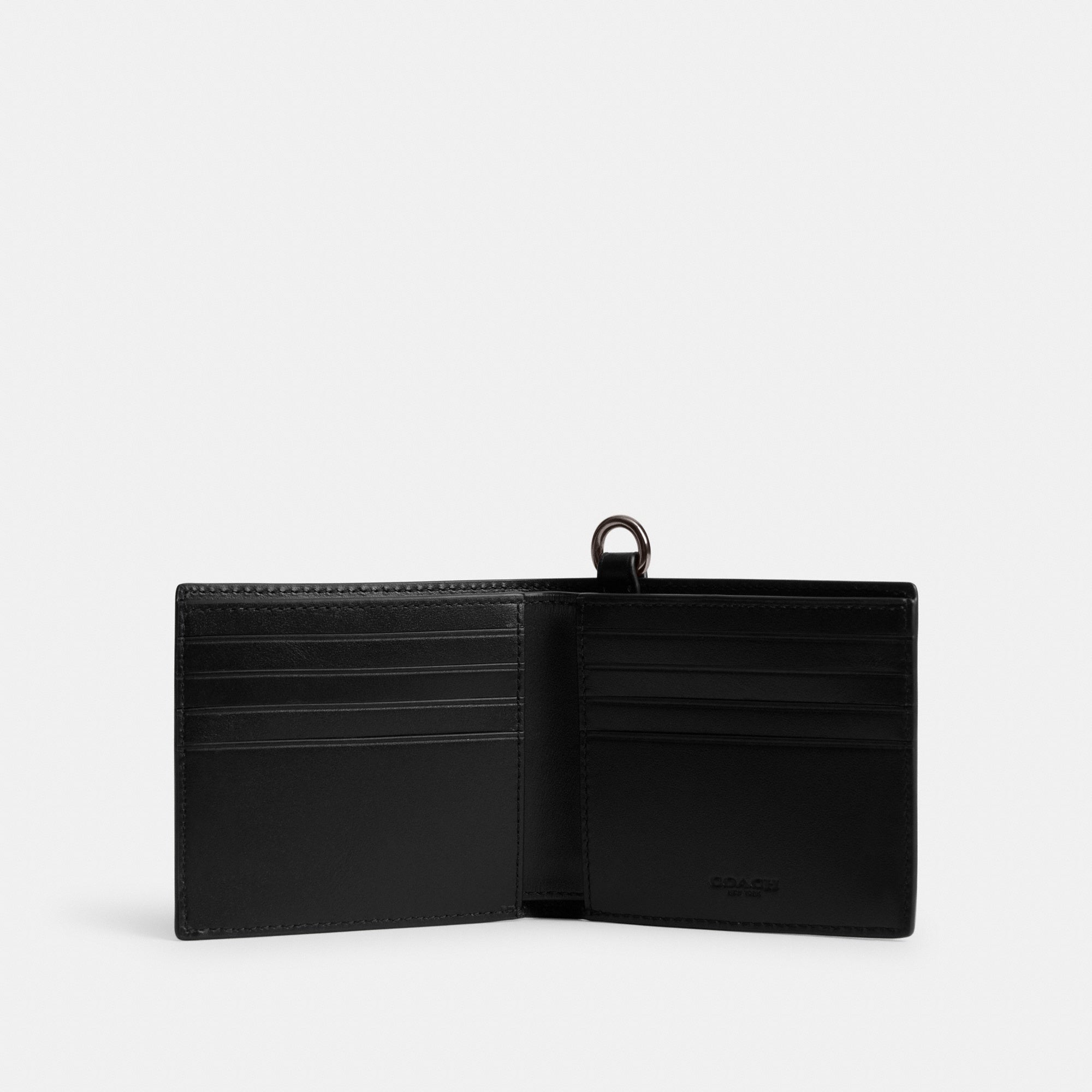 Billfold Wallet With Chain In Signature Canvas