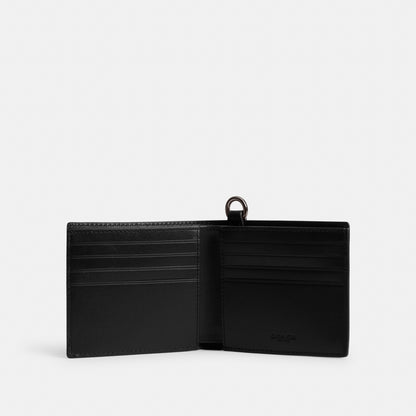 Billfold Wallet With Chain In Signature Canvas