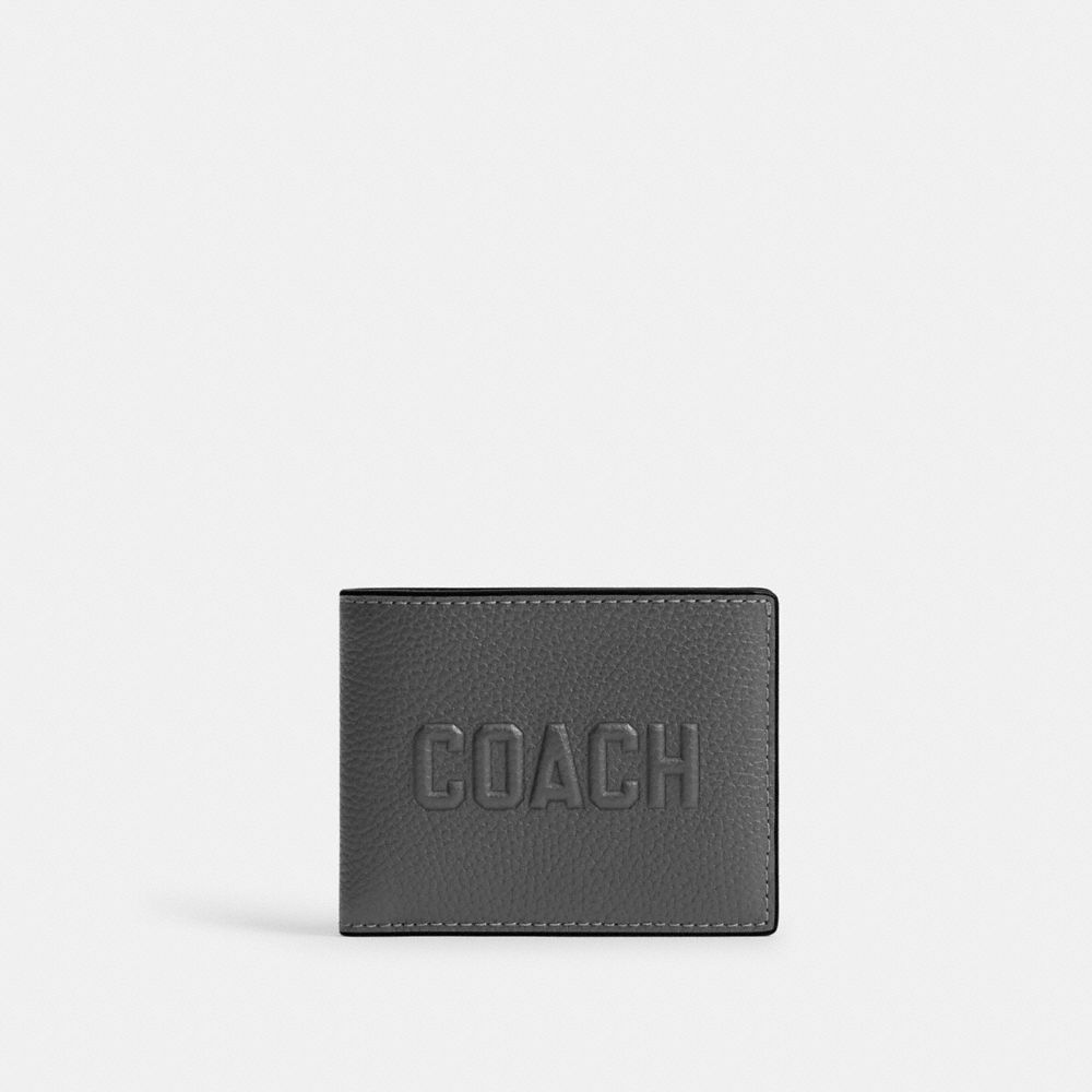 Slim Billfold Wallet With Coach Graphic