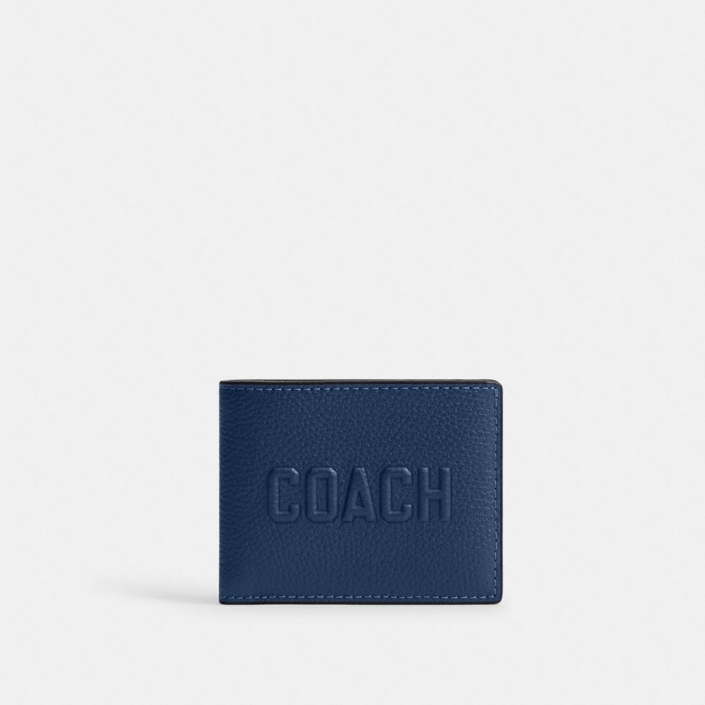 Slim Billfold Wallet With Coach Graphic