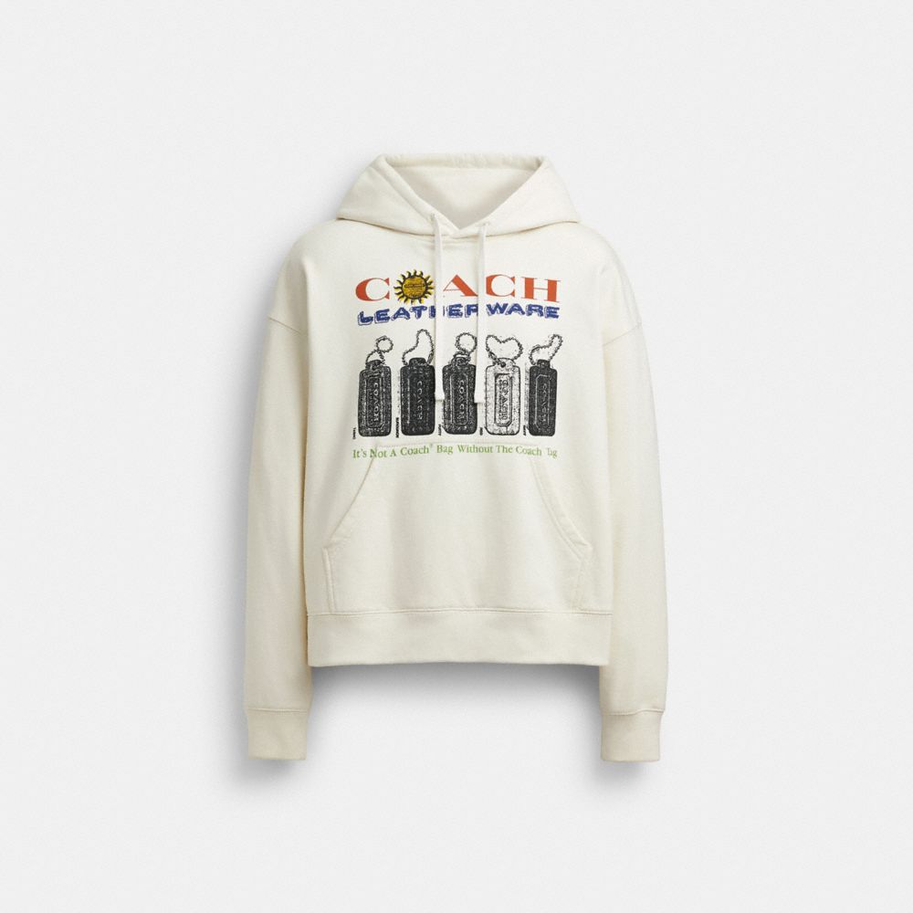 Relaxed Collage Hoodie In Organic Cotton