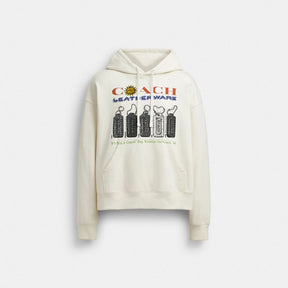 Relaxed Collage Hoodie In Organic Cotton