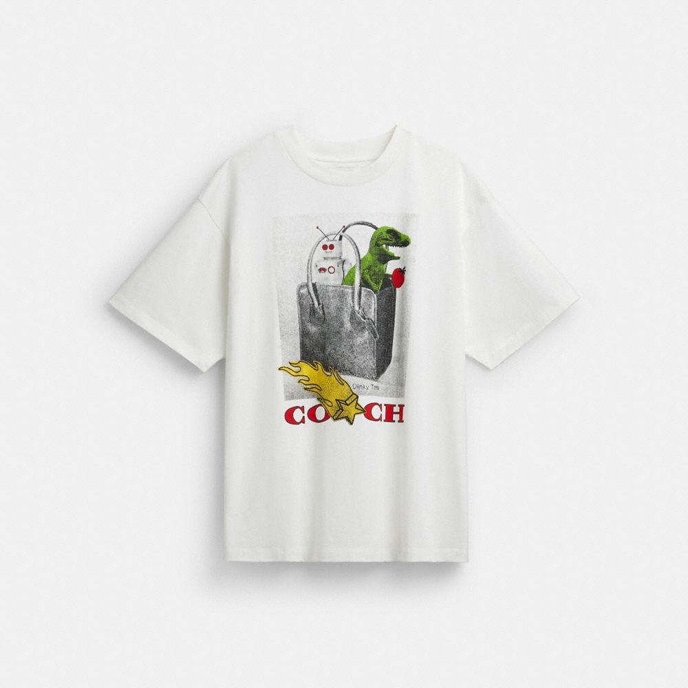 Collage Relaxed T Shirt In Organic Cotton