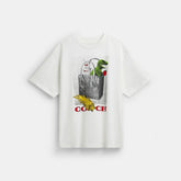 Collage Relaxed T Shirt In Organic Cotton